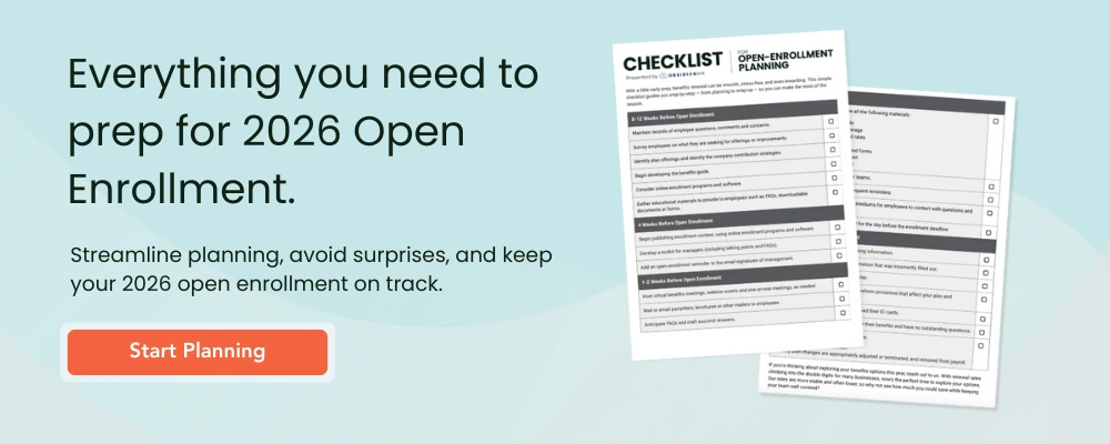 2026 Open Enrollment Planning